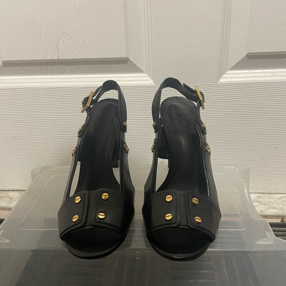 Tory Burch open toe heels